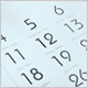 Imagem de um calendário representando a prorrogação da anuidade 2012