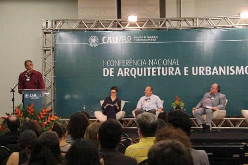 Conferência Nacional de Arquitetura - debate ética e cidadania