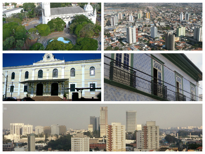 O projeto CAU Itinerante vai passar pelas cidades de Imagem: Wikimedia Commons, Lucas Garcia/FlickrCC, Prefeituras de Tupã e Suzano.