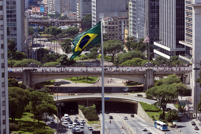 Viaduto do Chá, no centro de São Paulo. Imagem: Miguel Schincariol/Banco de Imagens do Governo de SP.
