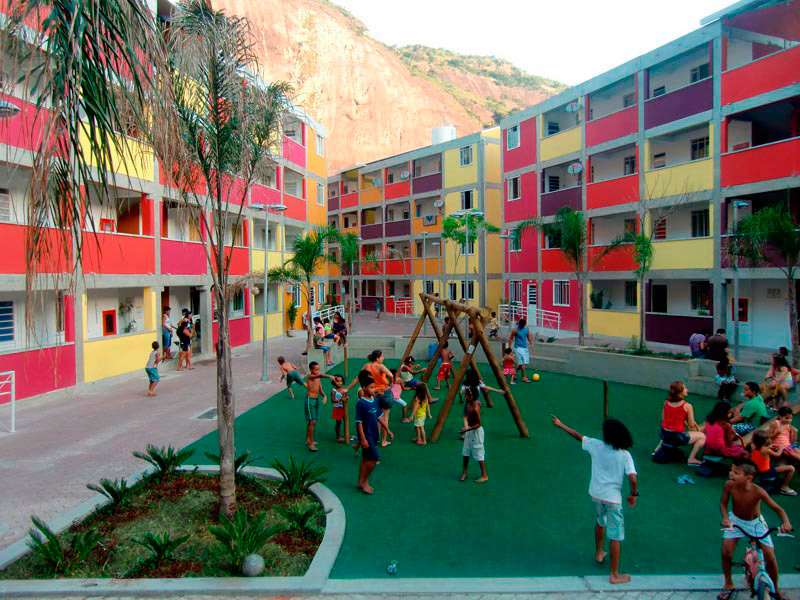 Núcleo Habitacional da Rocinha, no Rio de Janeiro.