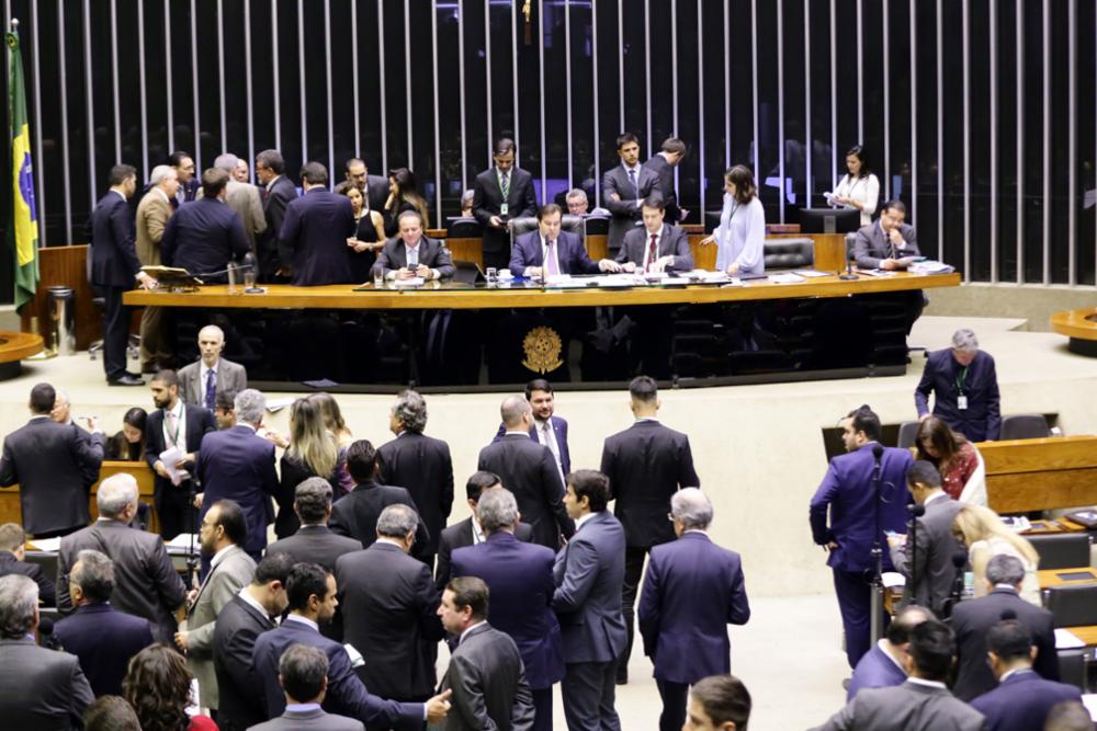 Plenário da Câmara dos Deputados em Brasília