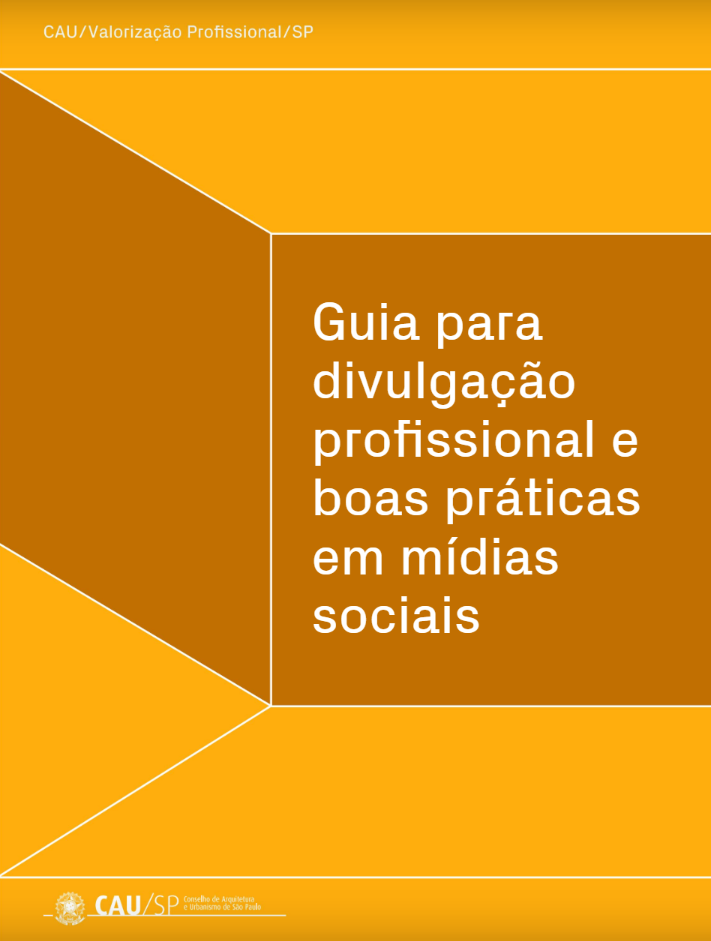 Capa do Guia para divulgação profissional e boas práticas em mídias sociais